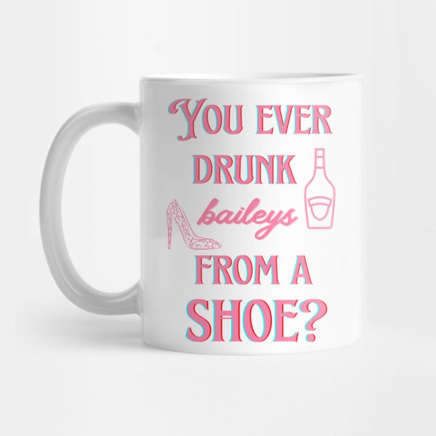 You ever drunk baileys from a shoe? by ArtsyStone